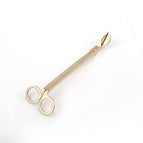 K gold half head with flower scissors