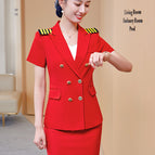 Single red suit [comes with epaulettes] / S