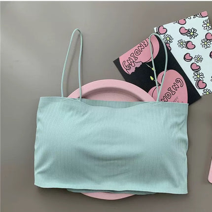 Traceless Beauty Back Tube Top One-piece Anti-walking Breathable Sling Small Vest for Summer Sexy Spice Girl Women's Chest Wrapping