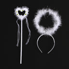 White Angel stick + headband / Free size