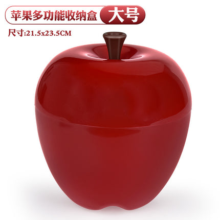 Apple Multi-functional Storage Box Children's Household Sundries Snacks Large Capacity Plastic Toy Storage Box Candy Box