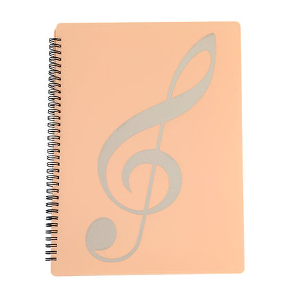 Morandi 40/60 Page Note Folder A4 Student Music Score Folder Piano Music Score Book Waterproof Folder Wholesale