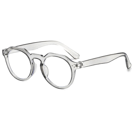 Irregular Anti-Blue Light Rice Nail Glasses Frame Jelly Color Fashionable Trendy Same Style Personalized Full Frame Glasses 3387