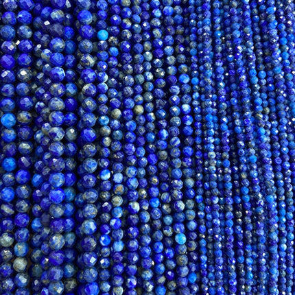 Natural Stone Crystal Mini Size Beads Cut Face Facet Round Beads Bracelet Necklace DIY Original Beaded Accessories Beads
