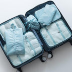 Korean blue seven-piece set