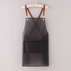 Black semi-transparent strip with three pockets