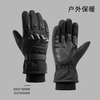Black anti-fall tactical gloves / One size fits all