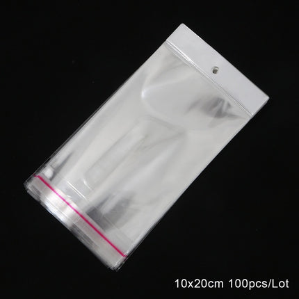 Wholesale Opp Bags Self-Adhesive Bags DIY Handmade Small Jewelry Packaging Bags Transparent Self-Sealing Plastic Bags