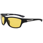 All black frame yellow film (polarized/true film) / ---