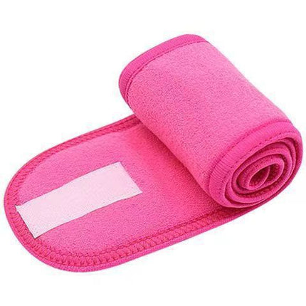 European and American Simple Solid Color Velcro Hairband Women's Transparent Hairband Air Beauty Face Wash Clean Bread Turban Hair Accessories