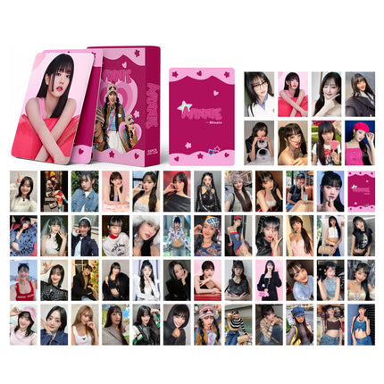 Korean Star 55 Boxed Small Cards Stray (g) I-Dle Ive Ateez Collection Lomo Cards Cross-Border