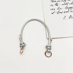 Bright silver gold buckle