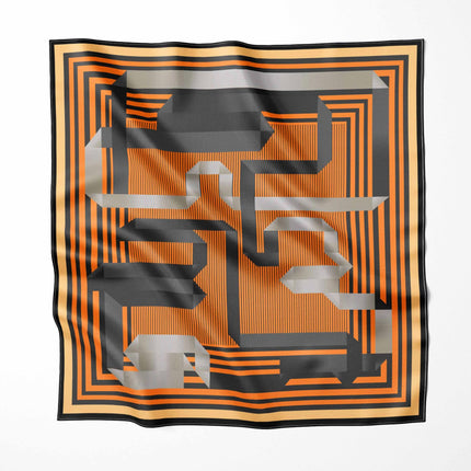 Collection of Silk Scarves Hangzhou Silk Mulberry Silk Fashion All-match Silk Crepe Satin High-end Gift for Mom