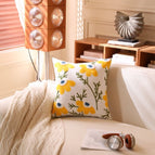 45*45cm [single pillowcase] / Yellow gesang flower