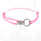 Pink rope + steel color accessories