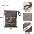 Small - gray laundry bag pattern