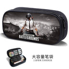 Waterproof, scratch-proof, non-fading, large-capacity three-layer pencil case / B44352