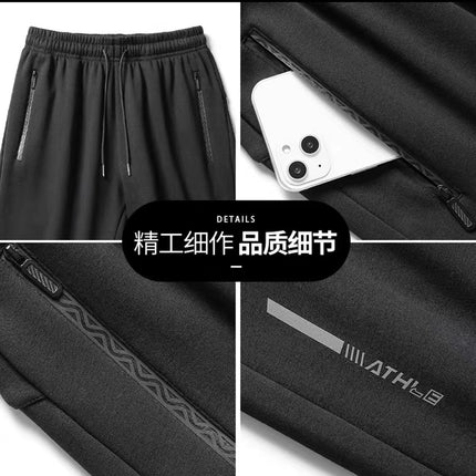 Cross-border tide youth autumn men's cotton trousers casual sports toe pants Amazon manufacturers