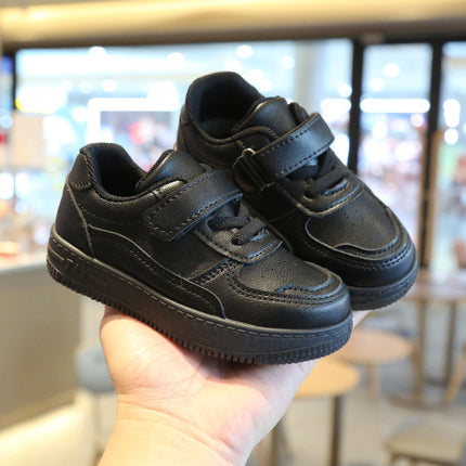 Tenis Sneakers Kids Spring/Autumn New Boys Girls Sports Shoes Casual Board Shoes Leather Soft Soled Children Small White Shoes