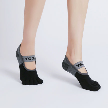 Yoga Yoga Socks Non-Slip Women's Thin Summer Five-Finger Socks Non-Slip New Fitness Indoor Sports Pilates Socks
