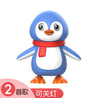 No battery / 2 songs (blue penguin) lighting/music/dancing [color box]