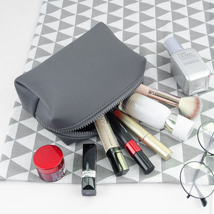 Diving Material Mobile Phone Earphone Small Item Storage Bag with Zipper, Portable Toiletry and Makeup Bag, Three-Dimensional Non-Collapsible Small Size