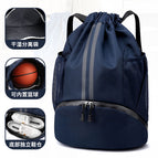 25 / Bottom shoe compartment/dry and wet separation/navy blue