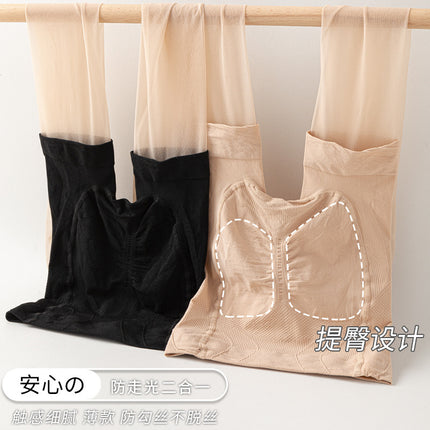 Anti-wolf stockings women's summer pineapple stockings thin anti-hook silk free cut sexy lace anti-light wholesale
