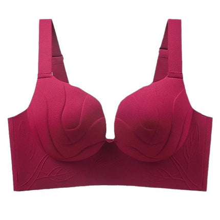 Cross-Border Large Size Seamless Underwear for Women with Large Breasts, Push-Up, Secondary Breast Reduction, Anti-Sagging, Expansion, Soft Support Bra