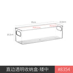 8354. straight edge transparent box-1 short and medium