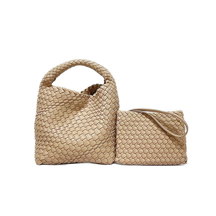 Niche Design Handmade Woven Bag Women's Western-style Bag Women's Bag Small Bag Large Capacity Vegetable Basket Bag