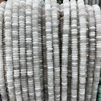 2x6mm (about 150 pieces) / White jade