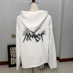 zipper white cotton / S