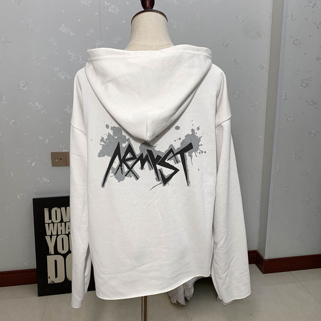 2022 cross-border new zipper hoodie Tian Zhengguo armyst non-standard cardigan sweater y2k coat for men and women
