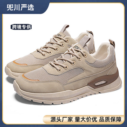 Cross-border Dou Chuan Spring and Autumn New Men's Casual Shoes Korean-style Low-top Workwear Shoes All-match Trendy Men's Shoes H02
