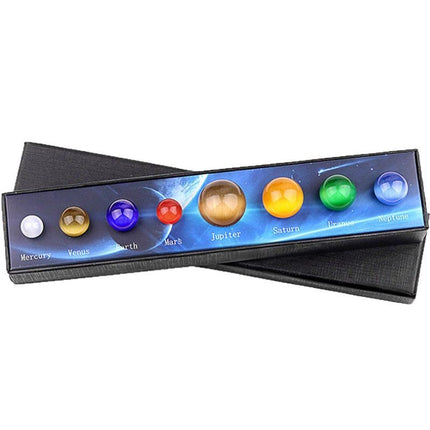 Cat's Eye Stone Eight Planets of the Solar System Universe Galaxy Interstellar Planet Popular Science Education Cognitive Ornaments