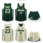 Syu-324 dark green (double-sided jersey, reversible) / M