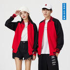 Zip/red black sleeves / S
