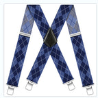Four clips-blue grid 5.0 * 120cm