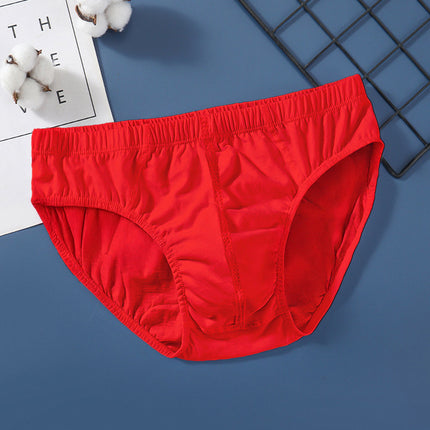 100% cotton men's underwear men's young and middle-aged shorts head loose breathable plus size fat guy triangle shorts