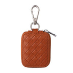 Universal earphone cover (woven pattern) / Light brown