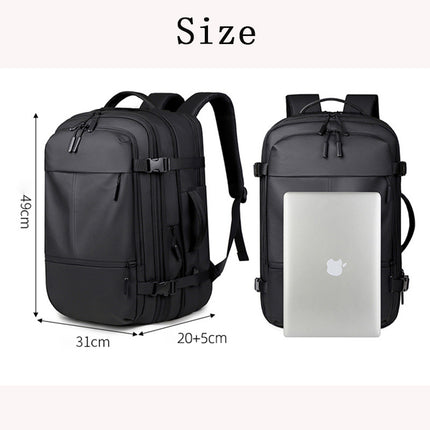 Cross-border Large Capacity Expansion Men's Backpack Waterproof Backpack Business Travel Multifunctional 17-inch Computer Backpack