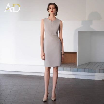 AD Suit Jacket Female Temperament Small Light Color Professional Interior dress Two-piece President Fan Manager Workwear