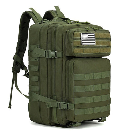 Cross-Border Outdoor Large-Capacity Backpack Multi-Functional 3P Tactical Backpack Camping Outdoor Mountaineering Bag Wear-Resistant
