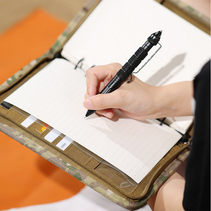 Cross-border TActicAl StAtionery Supplies Outdoor TActicAl PortAble NotepAd Loose-leAf DetAchAble A6 Notebook Protective Cover