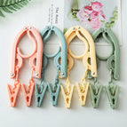 Mixed colors [5 hangers + 5 hangers with clips]