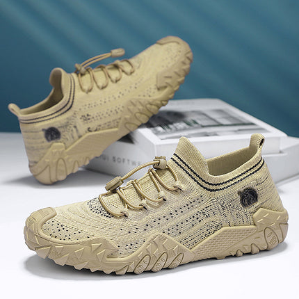 Light Luxury Designer 2025 Summer Style Douyin Live Broadcast Men's Shoes Socks Shoes Ultra-Light Sports Running Breathable Men's Shoes