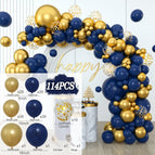 Blue balloon set 015
