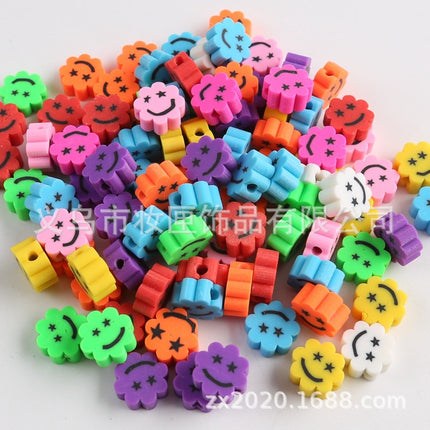 100 a pack of cross-border fruit soft pottery loose beads clay beads diy Amazon material bag accessories mobile phone