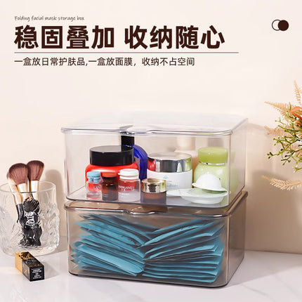 Mobile Phone Shell Storage Box with Lid Dustproof Desktop Drawer Storage Sundries Sorting Dormitory Artifact Transparent Storage Box